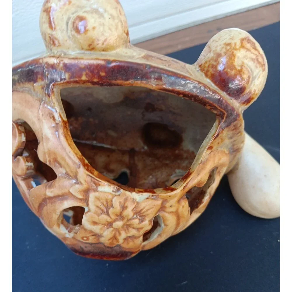 Turtle Ceramic Tealight Candle Holder – 4.25